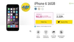  Turkcell.com.tr'de iPhone'larda*Geçerli 300 TL İndirim!(7 ve 5S Dahil değil) (KAMPANYA BİTTİ)