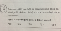  Fonksiyon sorularım