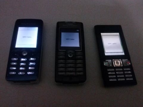 SONY ERİCSON 3 ADET TELEFON
