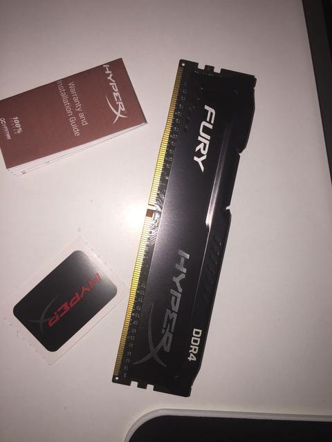 HyperX 8 GB 2400 MHZ DDR4 RAM