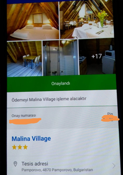 Bulgaristanda ücreti ödenmiş otel rezervasyonu