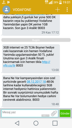 Vodafone Yeni "Yanımda" uygulaması.