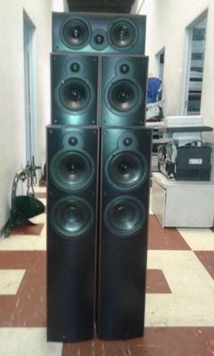  wharfedale crystal serisi 5+1 hoparlor takımı (aktif sub dahil)