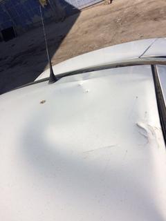 Araç tavanına bina çanak anteni düştü 😡😡