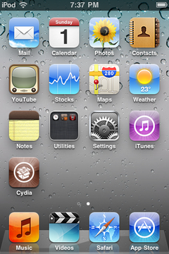  iPhone-iPad-iPod Touch Jailbreak-Unlock Yönergesi IOS 4.0-4.0.1 (ipad 3.2.1)