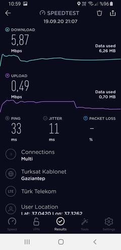 TÜM OPERATÖRLER 4,5G HIZ TESTİ [ANA KONU] 5G YE DOĞRU ADIM ADIM