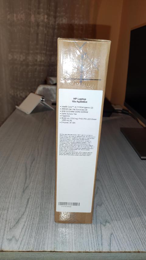 - SATILDI - SIFIRDAN FARKSIZ HP-15S i3-1115G4 - 8 GB RAM - IPS EKRAN LAPTOP
