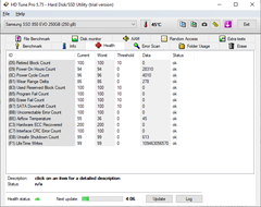 Samsung 850 EVO 250GB SATAIII SSD - 200 TL.