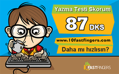  Kelime hızı testi (Klavye delikanlıları bekleniyor)