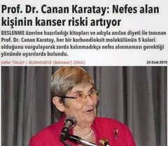  İnsanların sağlığıyla oynayan doktor (Canan Karatay)