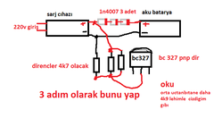  Işıldak devresi yanan elemanlar...