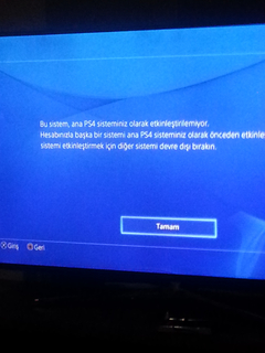  PS4 Hiç bir hesabı ana hesap yapamıyorum!