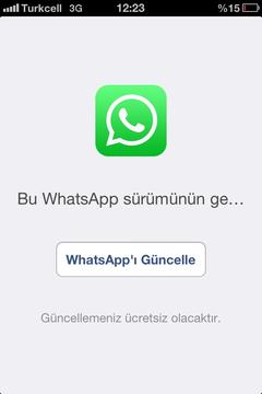 Whatsapp, çok eski işletim sistemlerinde 2017'den itibaren çalışmayacak