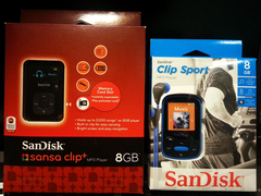 Satılık Sandisk Sansa Clip+ 8gb Siyah [SIFIR]