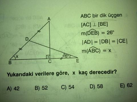 Geometri Soruları Yarım Edebilecek