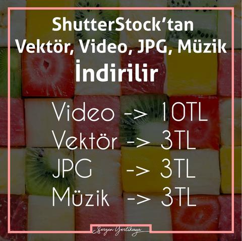 Shutterstock istediğniz herşey indirilir