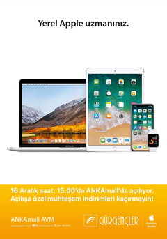 Ankamall Apple Premium Reseller Gürgençler'de Açılış Özel Hediyeler, İndirimler ve Süprizler