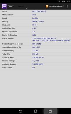  ASUS MeMO Pad 7 ME176C [Intel Atom Z3745, Android 4.4.2] - ANA KONU (İnceleme Geldi)