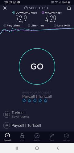 TÜM OPERATÖRLER 4,5G HIZ TESTİ [ANA KONU] 5G YE DOĞRU ADIM ADIM