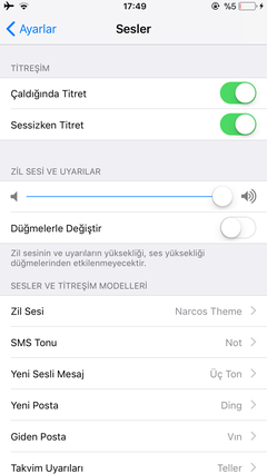 Iphone kullananlar neden zil seslerini değiştirmiyor?