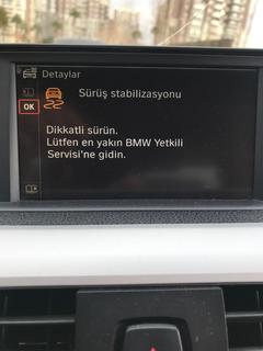 BMW F30 Lastik hasarı sensör