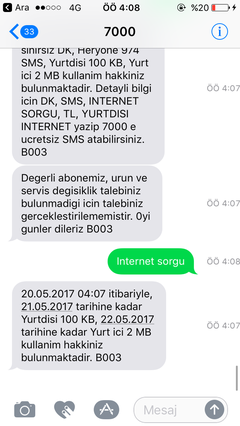 Vodafone internet paketi rezilliği