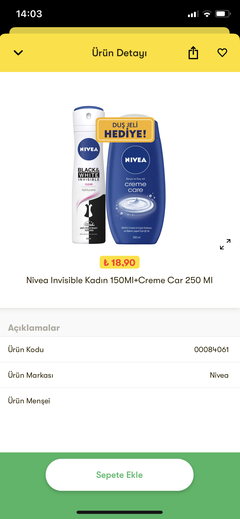 şok marketlerden 2 adet nivea deodorant alışverişine 30 liralık Opet yakıt hediye.