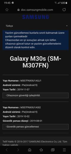 Samsung Galaxy M30S [ANA KONU]