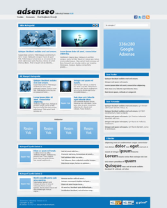  Wordpress - Adsenseo Teknoloji Teması (7 Farklı Renk, Özel Yönetim Paneli)
