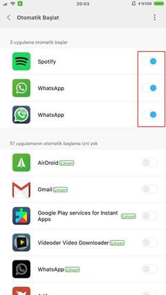 MIUI Bildirimler için izin ayarları (V7-8-9)