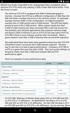  GTX 970, 3.5 GB bellek atanma hatası - kart 175GB/s!