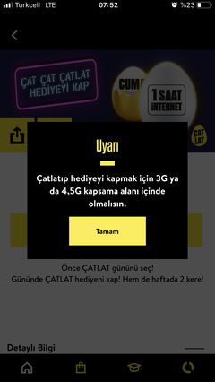 GNÇ Çatlat Hediyeni Kap Kampanyası