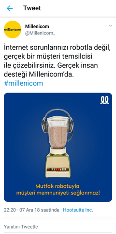 Millenicom : "Biz her şeyi kaldırmadık! Sadece AKN'yi kaldırdık"