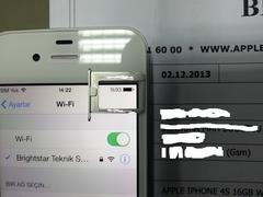  iphone 4s wifi sorunu--soguk gri seklinde acilmiyor...