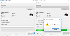 SD CARD BİÇİMLENDİRİLMEMESİ