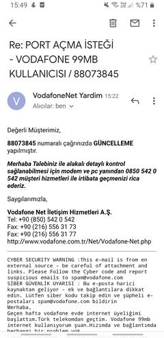 VODAFONE FİBER OYUN İÇİN PORT AÇMA YARDIM