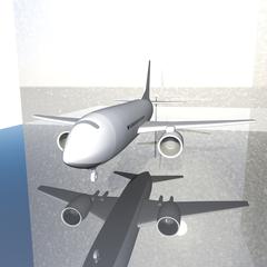 3D uçak modeli