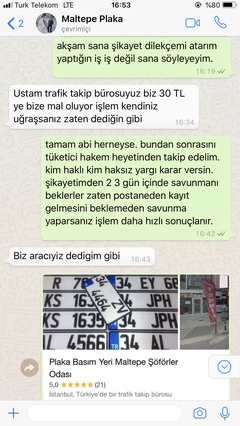 Maltepe Şöförler Odası Plaka Basımı adı altında yapılan işportacılık! (Herkesi ilgilendiriyor)