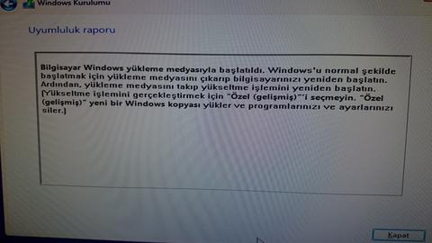Windows 10'a UEFI