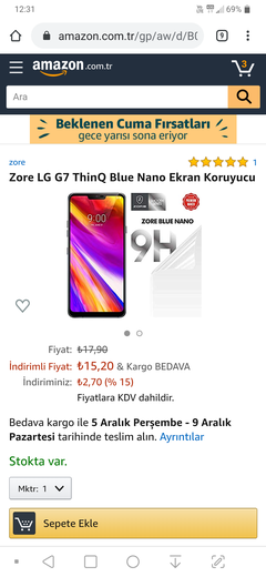 ★★★★ LG G7 ThinQ ANA KONU ★★★★