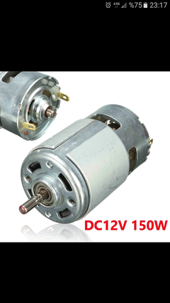  12 Volt DC motor, Volt - Amper ilişkisi