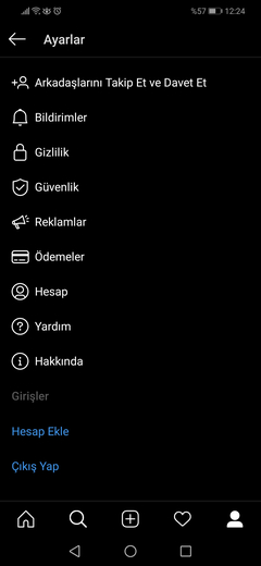 Instagram Android beta sürümü karanlık moda sahip oldu