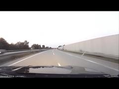 Almanyada 300 Km Hız ile kaza Yaptı