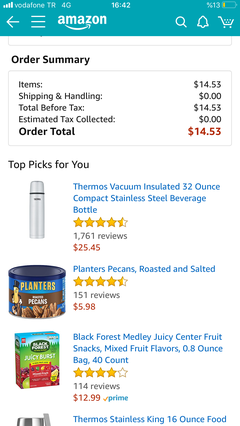 [ARALIKLARLA YENİLENİYOR] Thermos Stainless King 40 Ounce Beverage Bottle, Stainless Steel | 14.53$