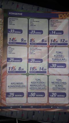 Metro PAG indirimleri 9-12 Mayıs