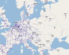  Avrupa Karayolları Haritası