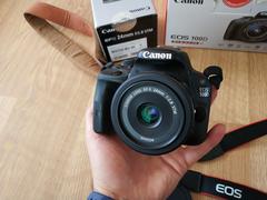 Satılık Canon EOS 100D + Ef-s 24mm STM lens 
