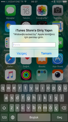  iOS 10 a güncelledim fakat bu hatayı alıyorum