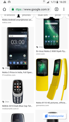 Nokia 8 Aldım Uygulama Resim Çözünürlüğü ve Karışıklık