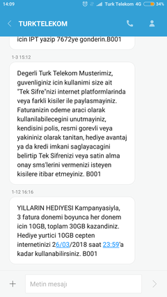 Türktelekom Yılların Hediyesi Kampanyası